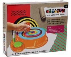 Creafun - Spin'n Spiro 2 in 1 Verf/Kleur Set - Creatief Speelgoed voor Kinderen