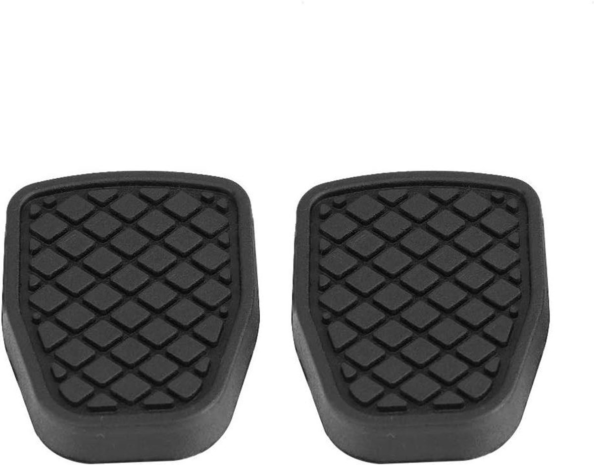 Pedaalrubbers Remkoppelingspedaal - Rempedaalbelasting Rubberen Pad - Veilig Rijden Verhogen - Antislip Deukontwerp - 75 x 53 cm - Zwart