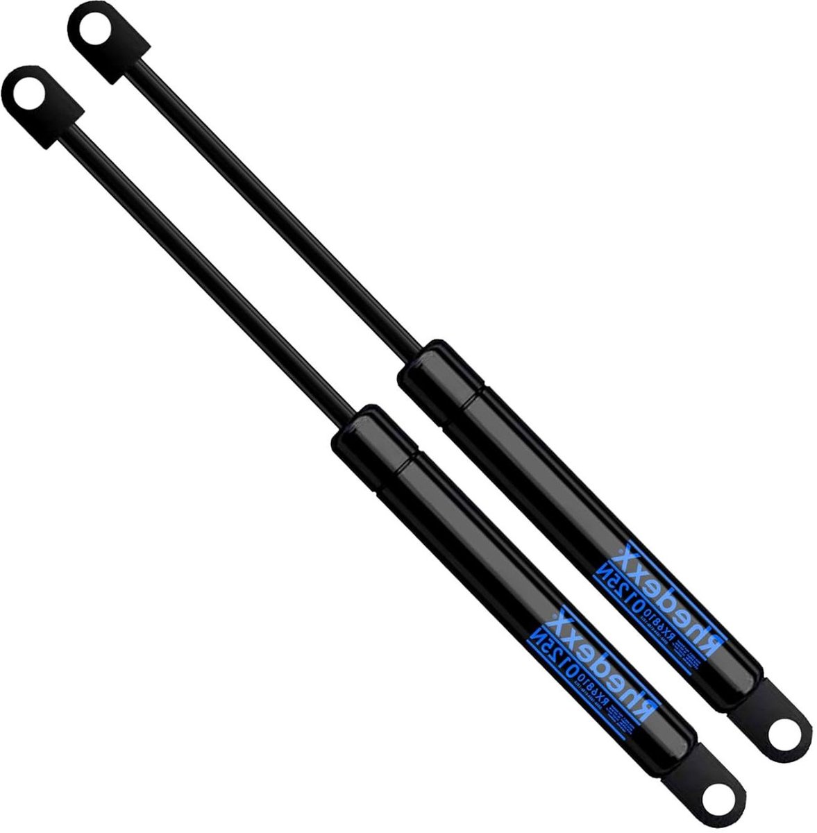 Gasdrukveer set - Gasveer vervanging - Kastdeuren sluiten - Versterkte uitvoering - 186 mm lengte - Zwart