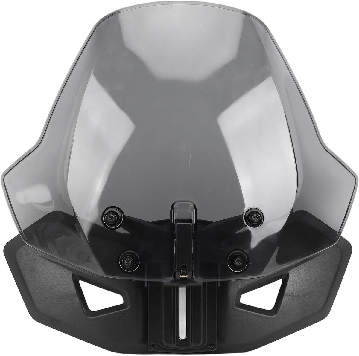 Verstelbaar Windscherm - Motorruit Deflector - Rijcomfort Verbeteren - Extra 7.5cm Instelruimte - 40 x 35 x 12 cm - Transparant