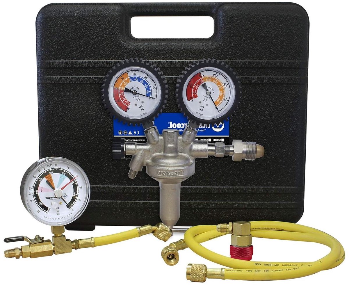 Druktest Regulator Kit - Lektest Set - Auto A/C Reparatie - Nauwkeurige Stikstof Test