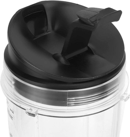 Shopcentral - Spare Parts - Vervangende Bekers - Herbruikbare Verpakking - Transparant - Mixer Accessoires - Geschikt voor 900W en 1000W - 18oz 24oz van Merkloos — afbeelding 2