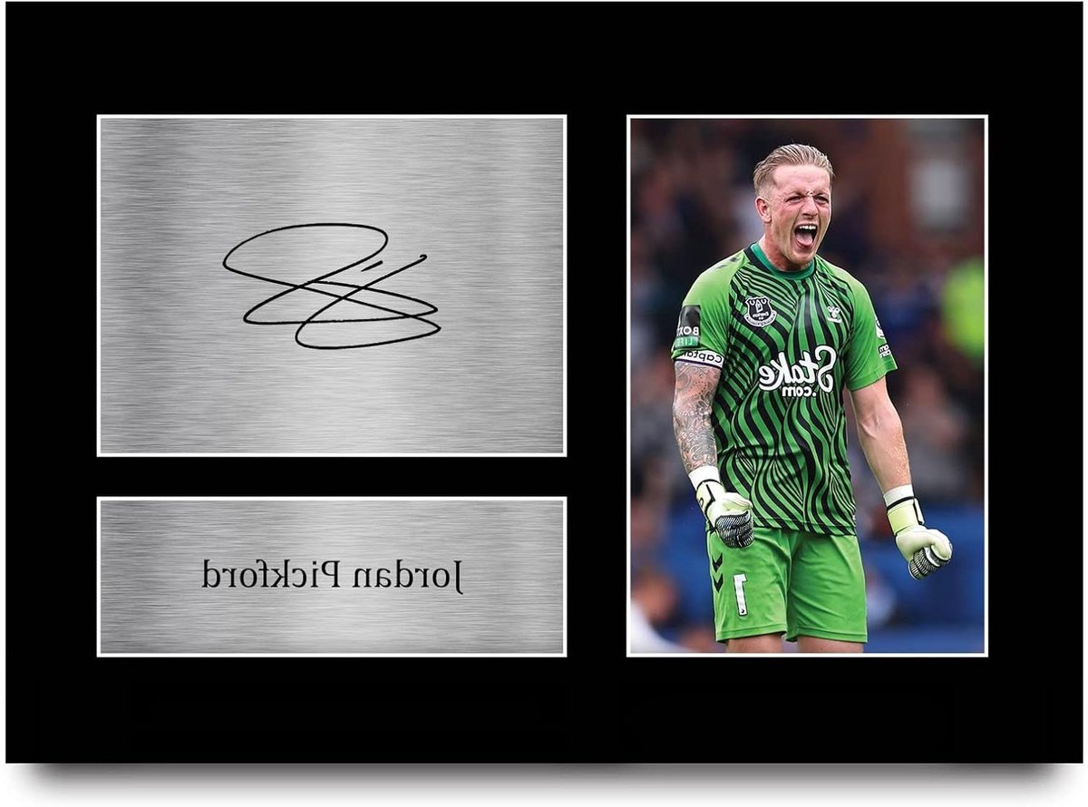 Voetbal Foto - Gesigneerde Foto - Cadeau voor Fans - Gedrukte Handtekening Replica - A4 - Niet gespecificeerd