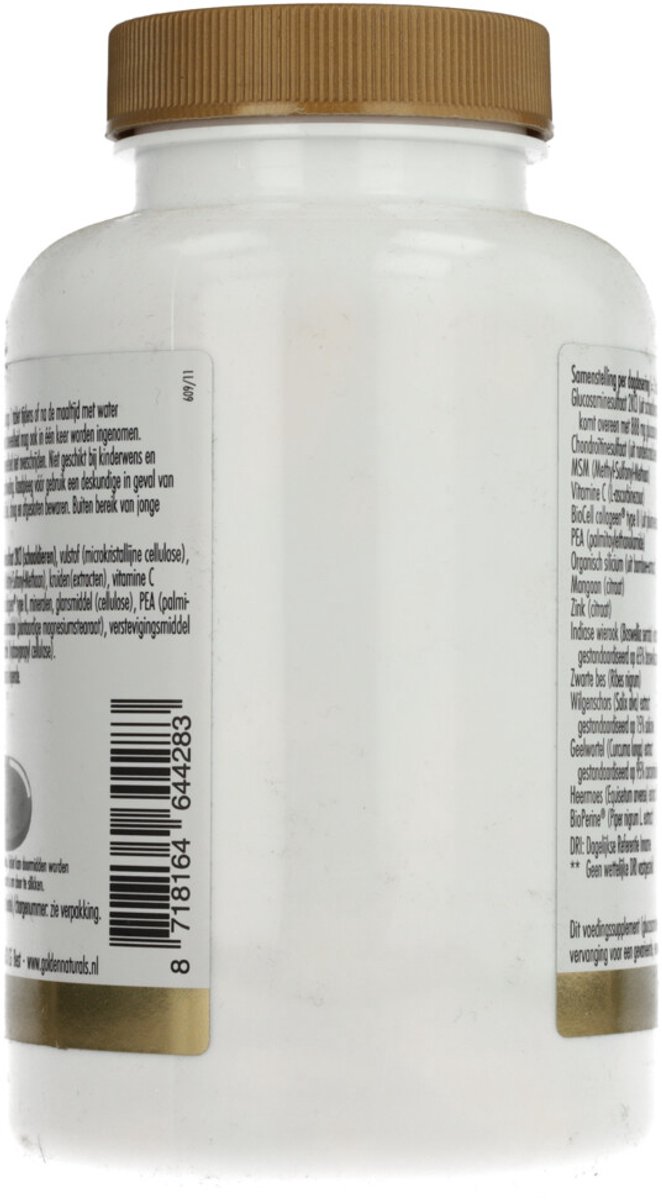 Golden Naturals - Soepele Gewrichten Support - 2 x 120 tabletten - Voordeelverpakking