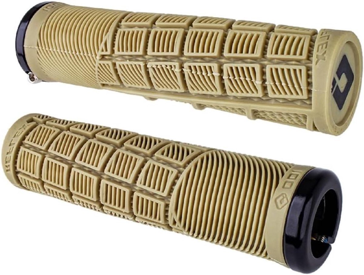Fiets Handgrepen - Grips Stuur - Comfortabel Fietsen - Schokabsorberende Ribben - 33.5 mm - Bruin