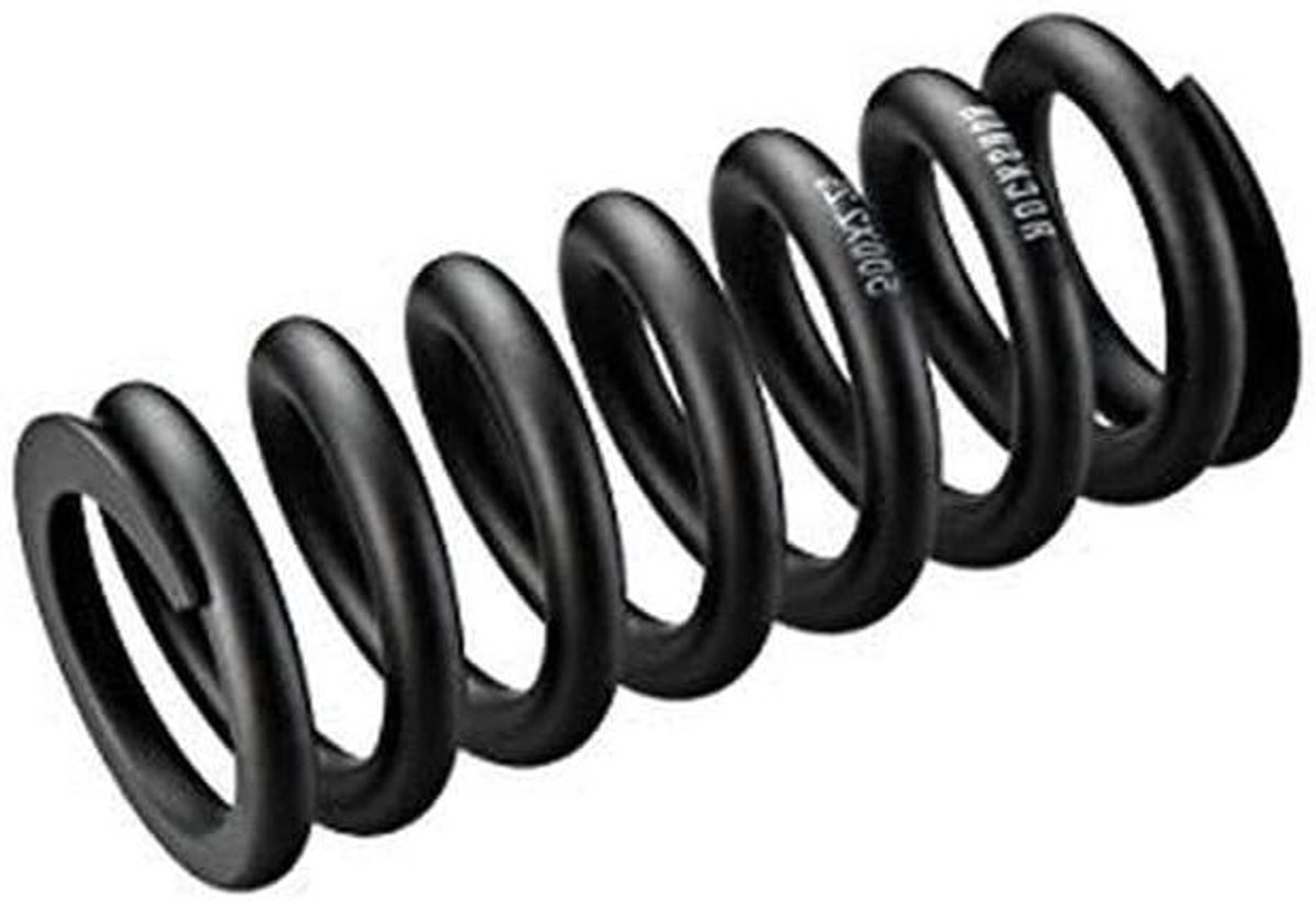 Stalen Veer - Reserveonderdeel Demper - Fietsonderhoud - Metrische Standaard - 151x65mm 400lb - Zwart