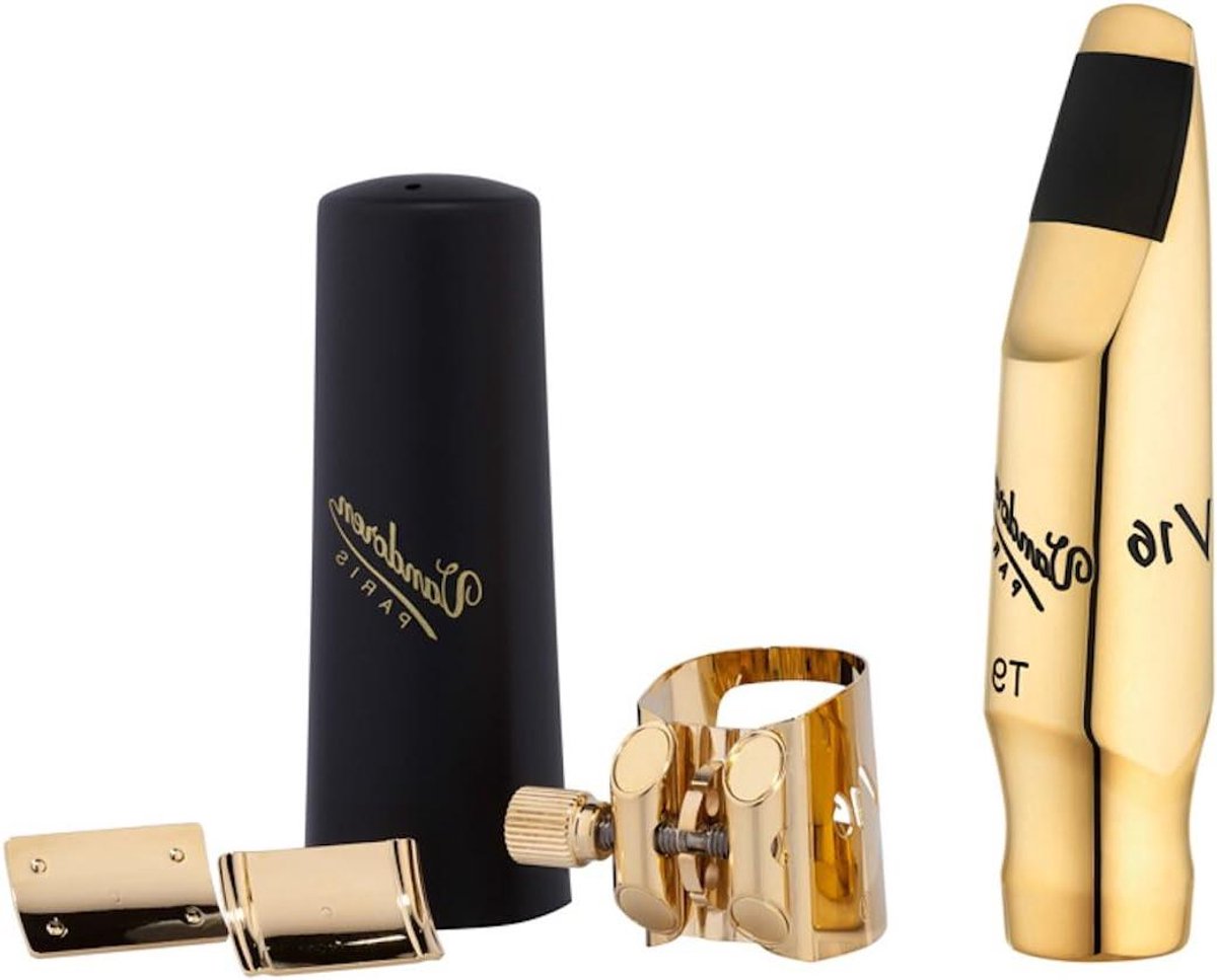 Saxofoon Mondstuk - Tenor Sax - Muziek Maken - Bell Metal Brass - T9 Nauwe Kamer - Goud