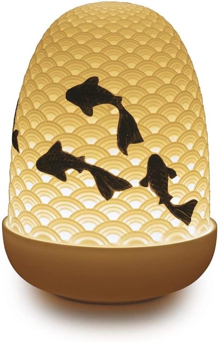Dome Lamp - Decoratieve Lamp - Sfeerverlichting Creëren - Handgemaakt Porselein - 11 x 11 x 15 cm - Multicolor