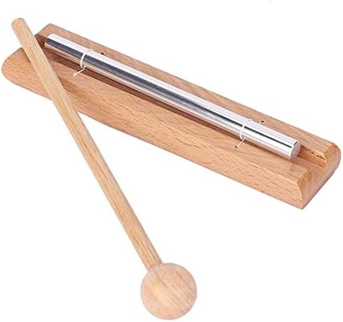 Meditatie Klokkenspel - Energieklopper Gebedsklok - Rustgevende Klank Creëren - Aluminium Staven Beukenhouten Frame - Niet gespecificeerd - Niet gespecificeerd
