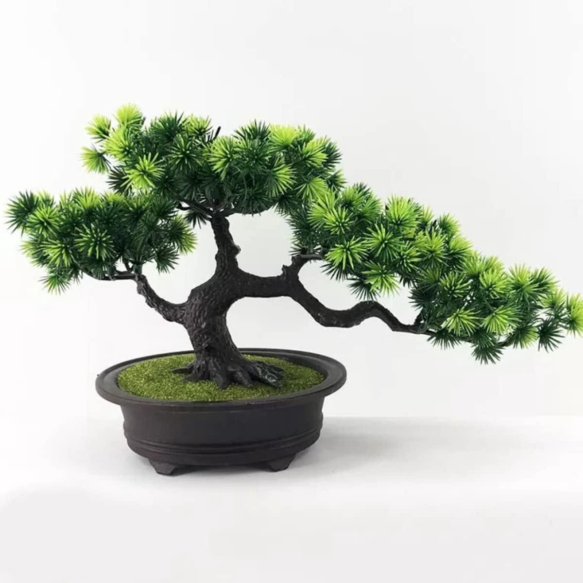 Kunstplant Bonsai - Nep Plant - Decoratie Woonruimte - Realistisch Uitziend - N.v.t. - Groen
