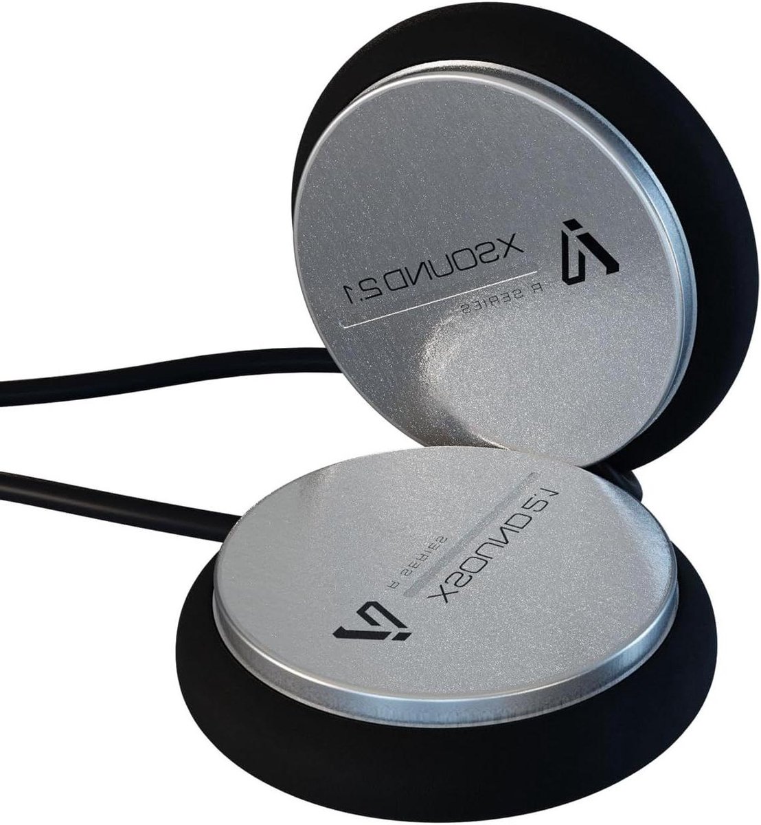 Helmluidsprekers - Motorhelm Audio - Muziek Luisteren - 40mm Drivers - 4.6 cm diameter - Zwart