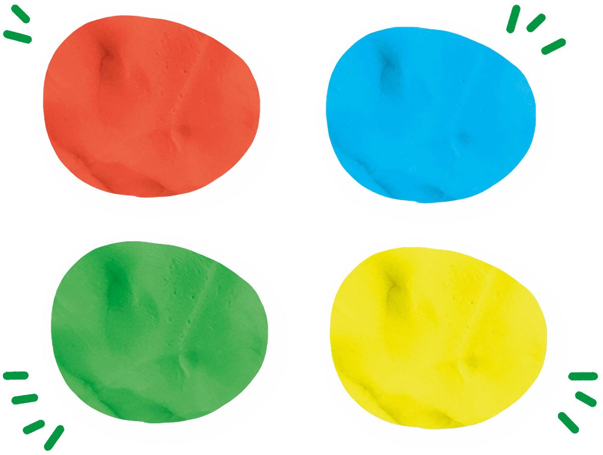 SES Creative - Feel Good Klei - Pure (4x90g) - Vegan en Glutenvrij - Herbruikbaar - Uitwasbaar - Vanaf 1 jaar — afbeelding 8