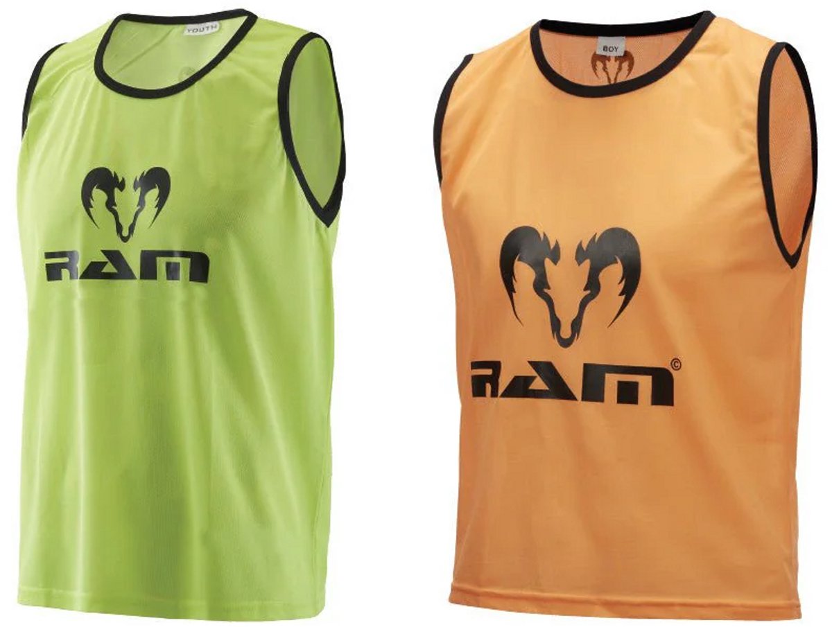 RAM Rugby - Hesjes - 10 stuks - Oranje - XS