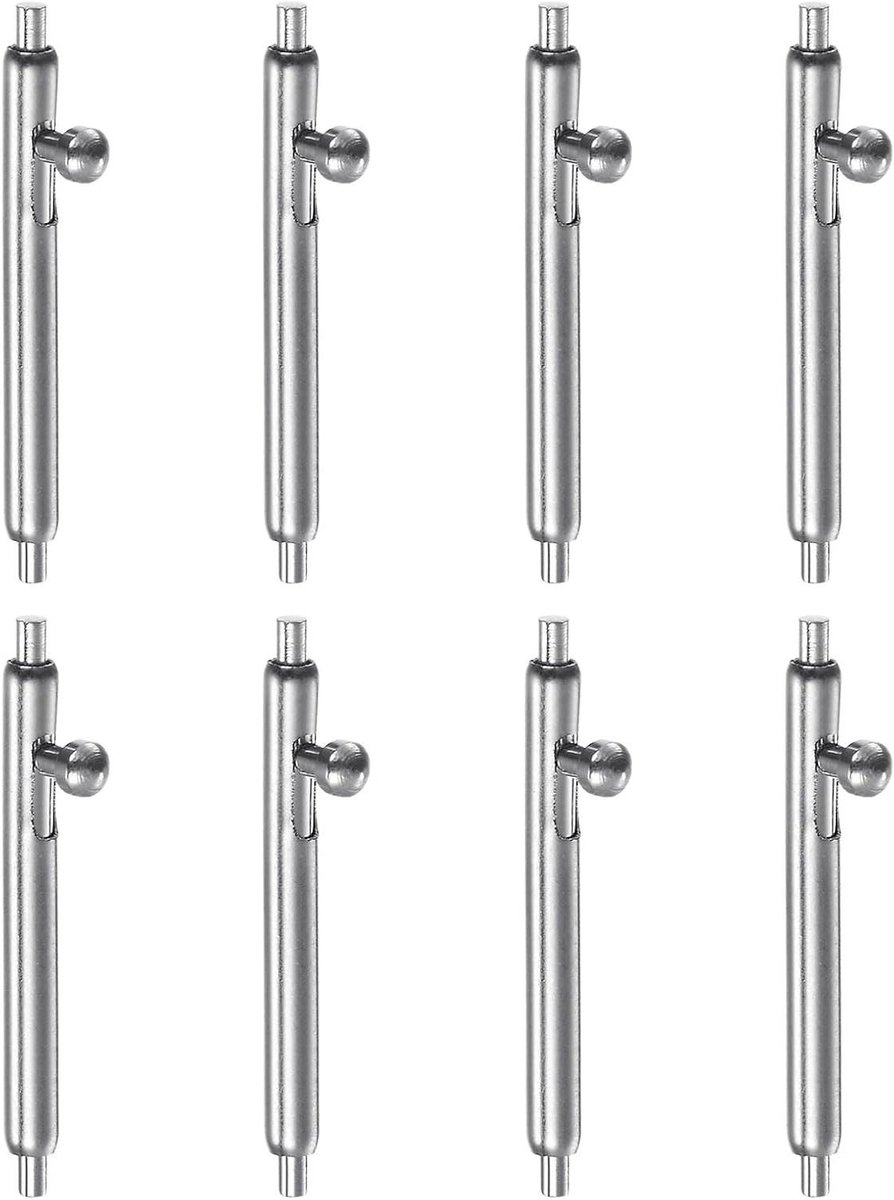 Horloge Band Pinnen - Veer Pinnen - Horloge Reparatie - Roestvrij Staal - 14mm Breedte - Zilver