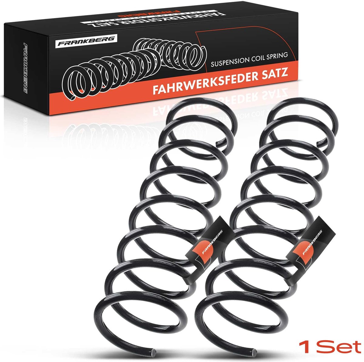 Frankberg 2x Verenfeder Achteras voor FORD