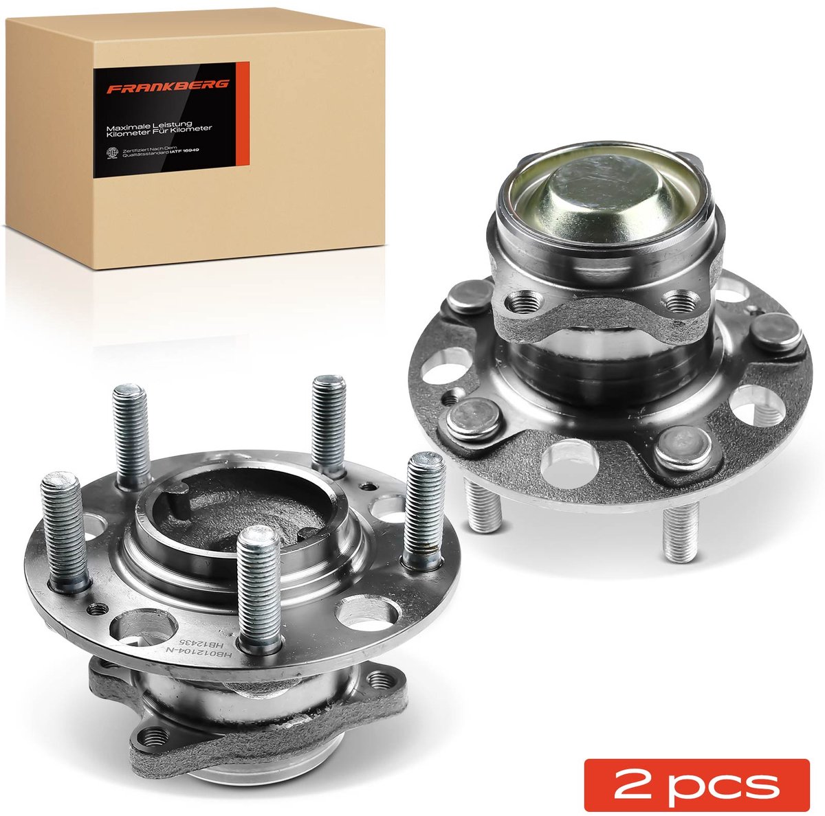 Frankberg 2x Wielnaaf Set Achter voor Citroën