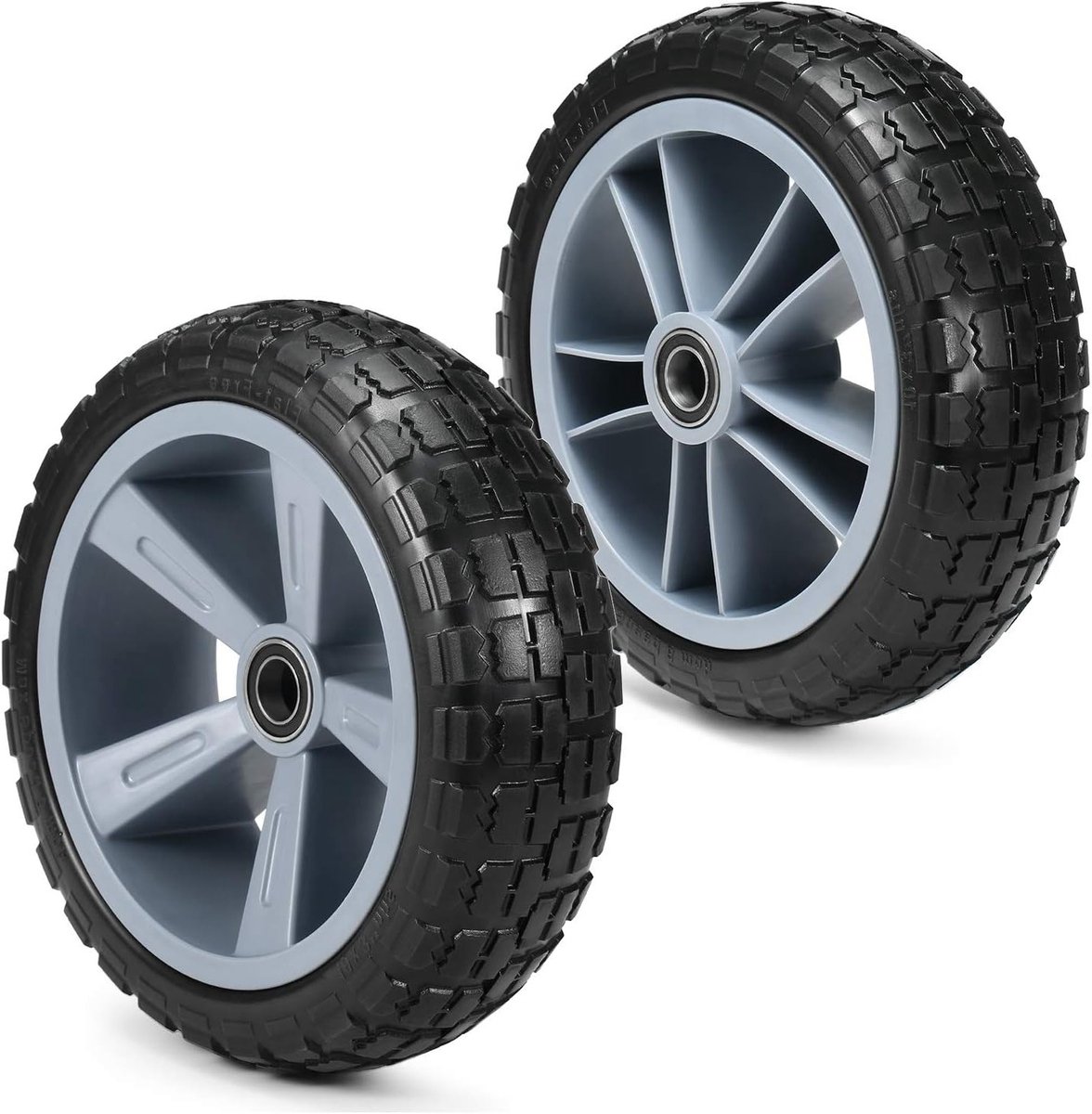 10 Inch Lekvrije Kayak Vervangwiel van TPU Nylon met 150 kg Laadcapaciteit voor Kayak Trolley en Boot