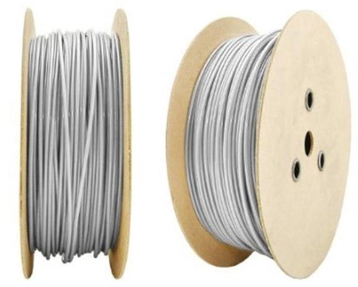 Stalen Kabel - Lierkabel Staalkabel - Trekken en Optillen - Galvanisch Verzinkt - 50 Meter - Transparant