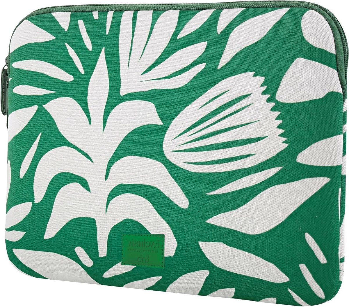Computerhoes - Laptop sleeve - Dagelijkse bescherming - 5mm traagschuim - Tot 14 inch - Groen