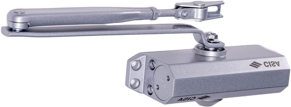Deursluiter - Automatische deurcloser - Branddeur Beveiligen - Regelbare Sluitsnelheid - 1100 mm - Grijs