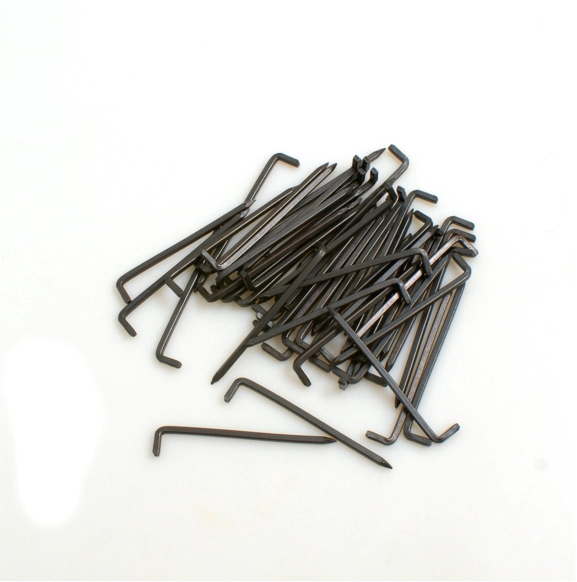 Golden crown - Console Hooks - Stalen Haakjes - Ideaal voor Bevestigen - Zwart - 50 Stuks - Voor Diverse Materialen - Perfect voor Foto's