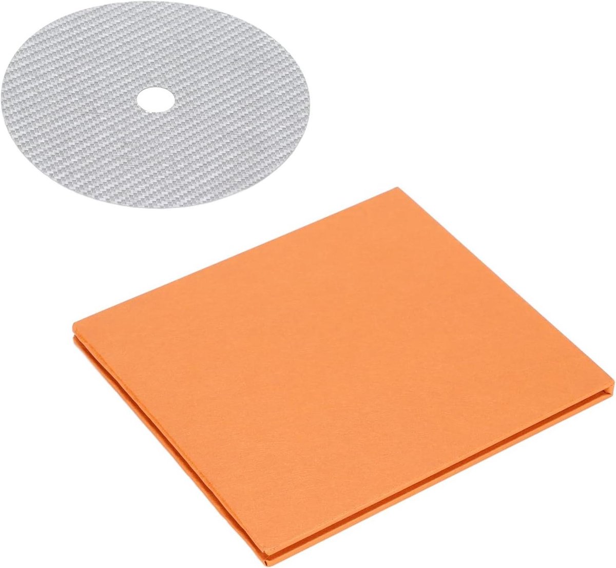 Schijfstabilisator - Cd Stabilisator Mat - Geluidsverbetering Cd Speler - Minimaliseert Schijftrillingen - 12 cm Diameter - Wit
