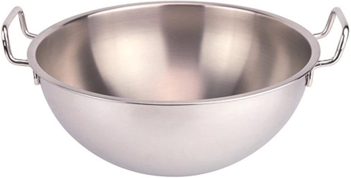RVS Garde - Klopper Keuken - Beslag Mixen - Professionele Grip - 24 cm - Zilver