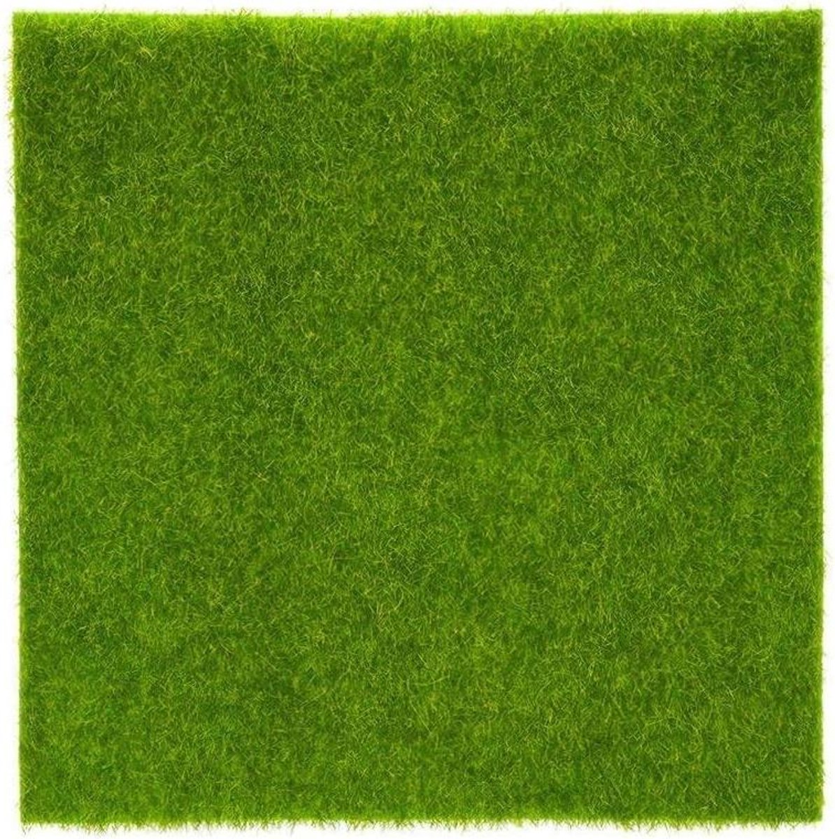 Kunstgras Tapijt - Plastic Grasmat - Landschap Decoratie - Wasbaar en Verbleekt Niet - 15 cm x 15 cm - Groen