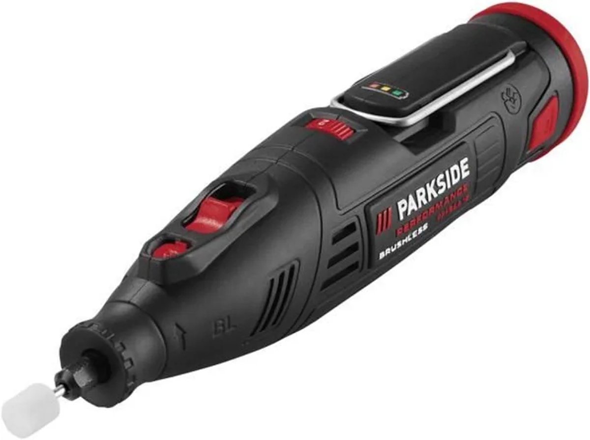 PARKSIDE PERFORMANCE® Accu-multitool 12 V inclusief accu en lader - Toerental: 32.000 tpm - Borstelloze motor - Voor de bewerking van metaal, hout en kunststof