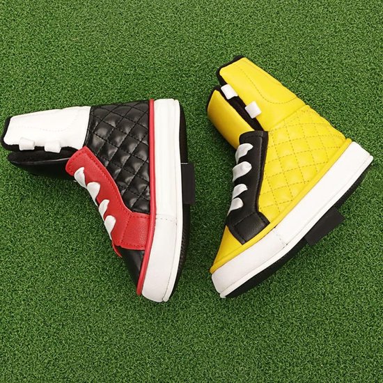 Luxe Golf Putter Hoofdkap van PU Leer, Bescherming voor Putter Clubs, Geschikt voor Alle Merken, Grappig Schoenontwerp, Ideaal voor Golfliefhebbers van Luxe — afbeelding 3