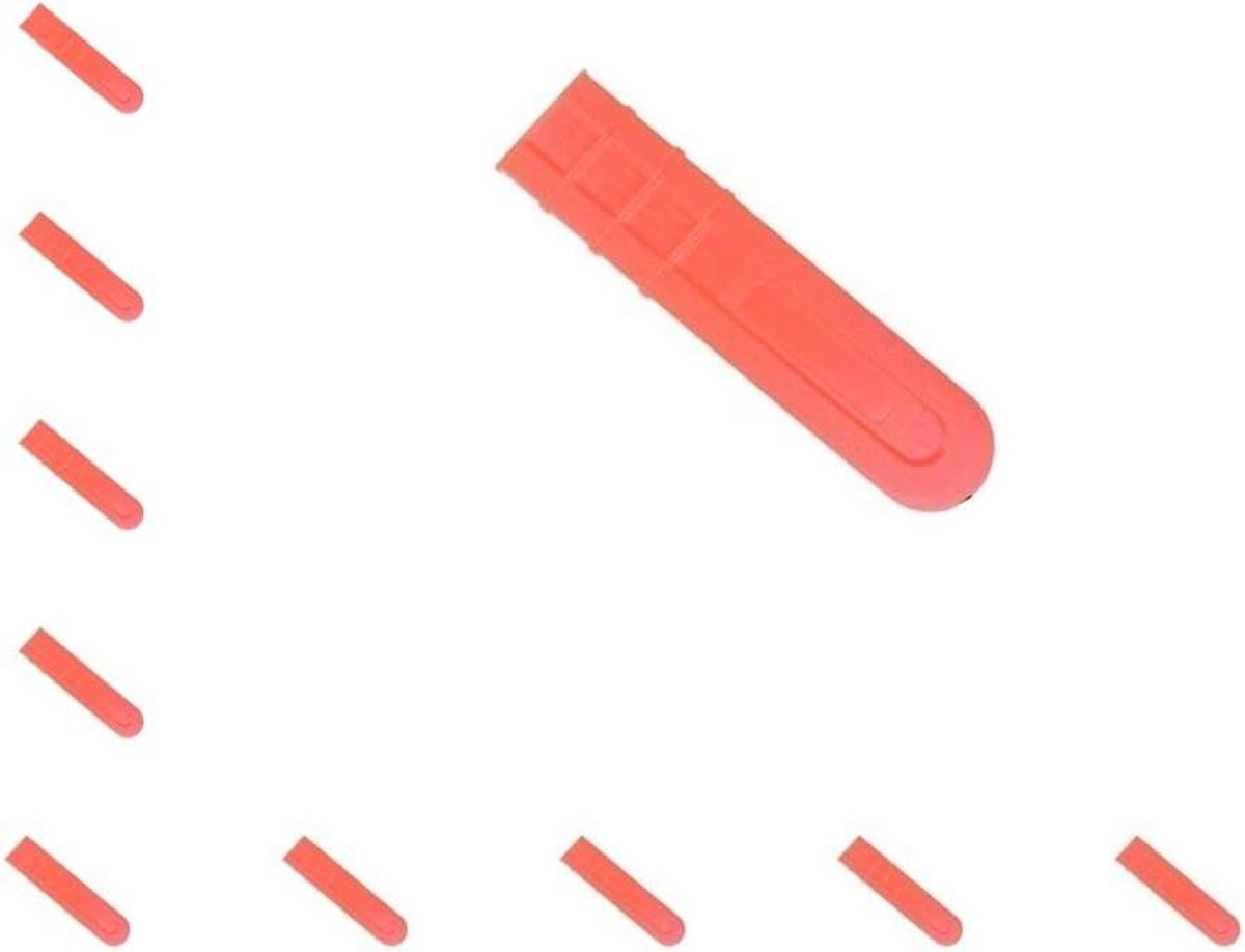 Kettingzaag Bar Cover - Beschermhoes Gidsplaat - Zaag Beschermen - Krasbestendig Plastic Materiaal - 20 inch - Oranje