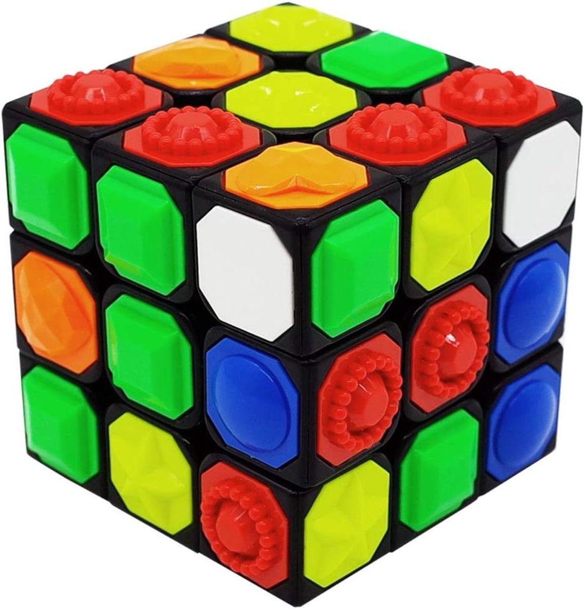 Tactiele Magic Cube - Braille Kubus Vingerafdruk - Vormen Onderscheiden - Zes Verschillende Vormen - 22 inch - Niet Gespecificeerd