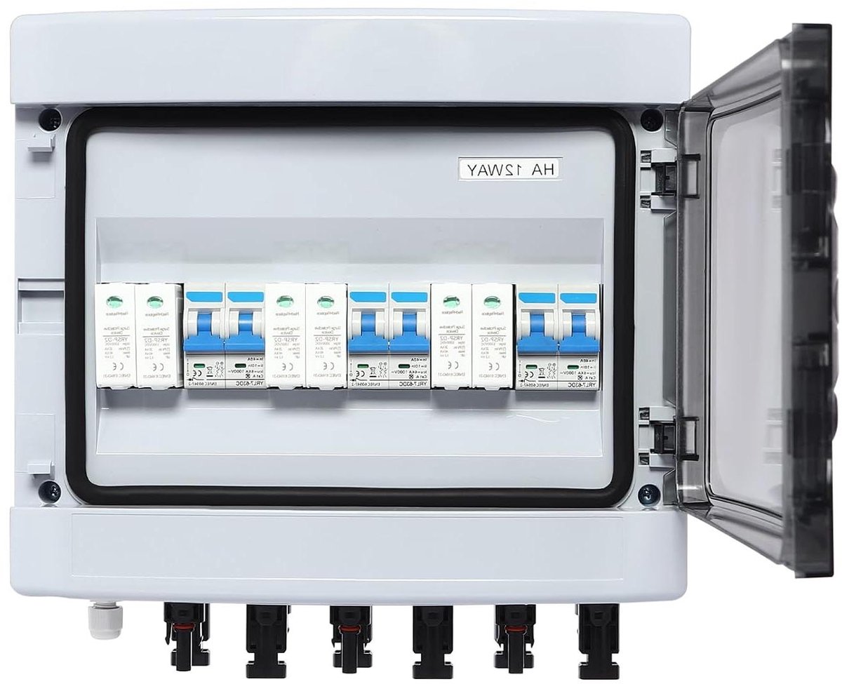 DC Overspanningsbeveiliging - Zonne-aansluitkast Combiner Box - Zonnepanelen Beveiligen - IP65 Waterdicht en Schokbestendig - 1000 V 40 A