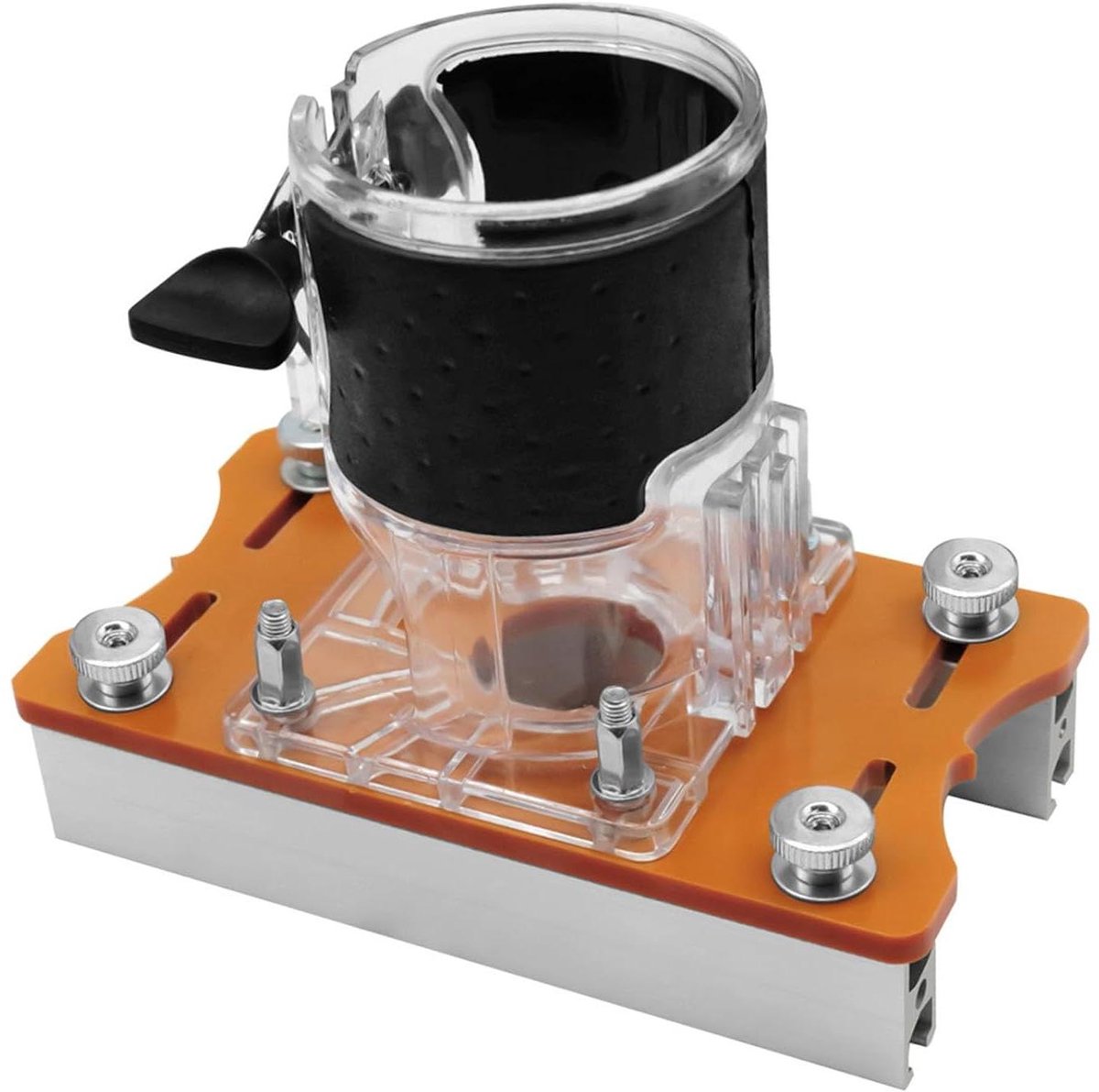 Bevestigingsbeugel - Houttrimmer Freesbasis - Meubel Reparatie - Multifunctioneel Ontwerp - 19 x 15 x 11 cm - Zilver