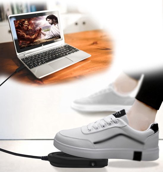 USB Voetpedaal - Toetsenbord Simulator - Computer Bediening - Aanpasbare Snelkoppelingen - 2m Kabel - Zwart van Merkloos — afbeelding 2