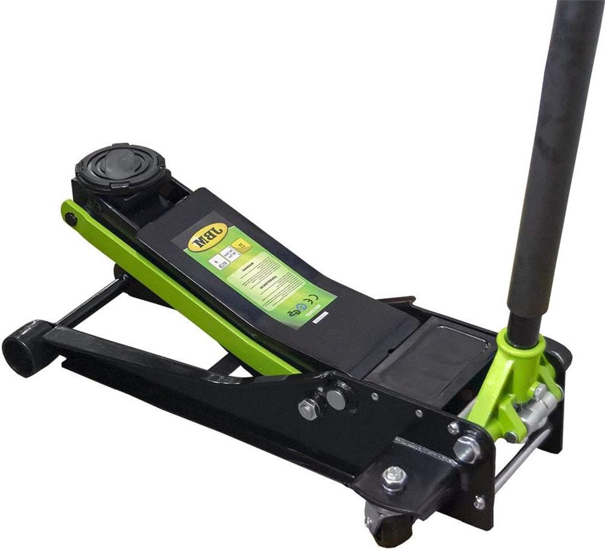 Hydraulische Krik - Autokrik Hefbrug - Auto Onderhoud - Aluminium Constructie - 2000 kg - Groen