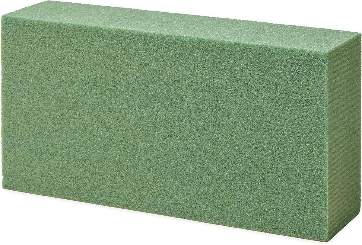 Droog Schuim Schijf - Bloemschikmateriaal - Woondecoratie Maken - Lichtgewicht Schuim - 20.3 cm - Groen