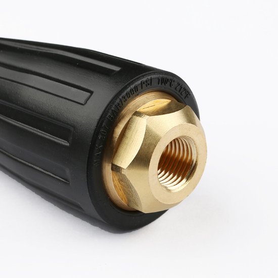 Draaibare turbine spuitmond 3000 PSI - Voor hogedrukreiniger, 1/4" snelkoppeling van Merkloos	 — afbeelding 2