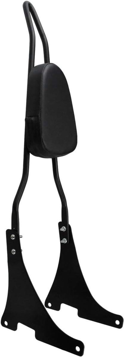Passagier Rugleuning Motor - Sissy Bar Kussen - Comfortabel Rijden - Afneembaar Ontwerp - 289 kg - Zwart