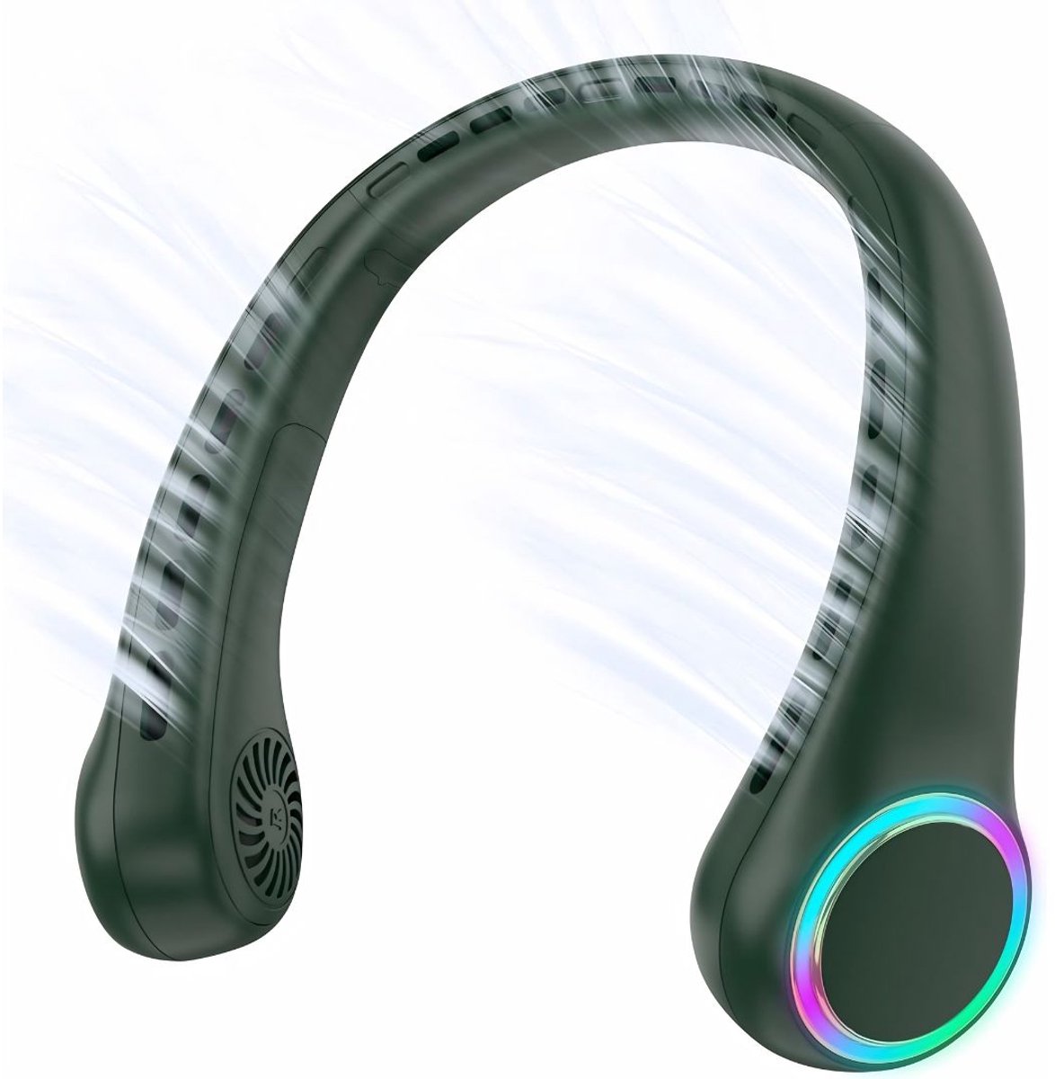 KAD® Ventilator - Nek Ventilator - Nekventilator - Zwart - 6cm x 21cm x 21cm