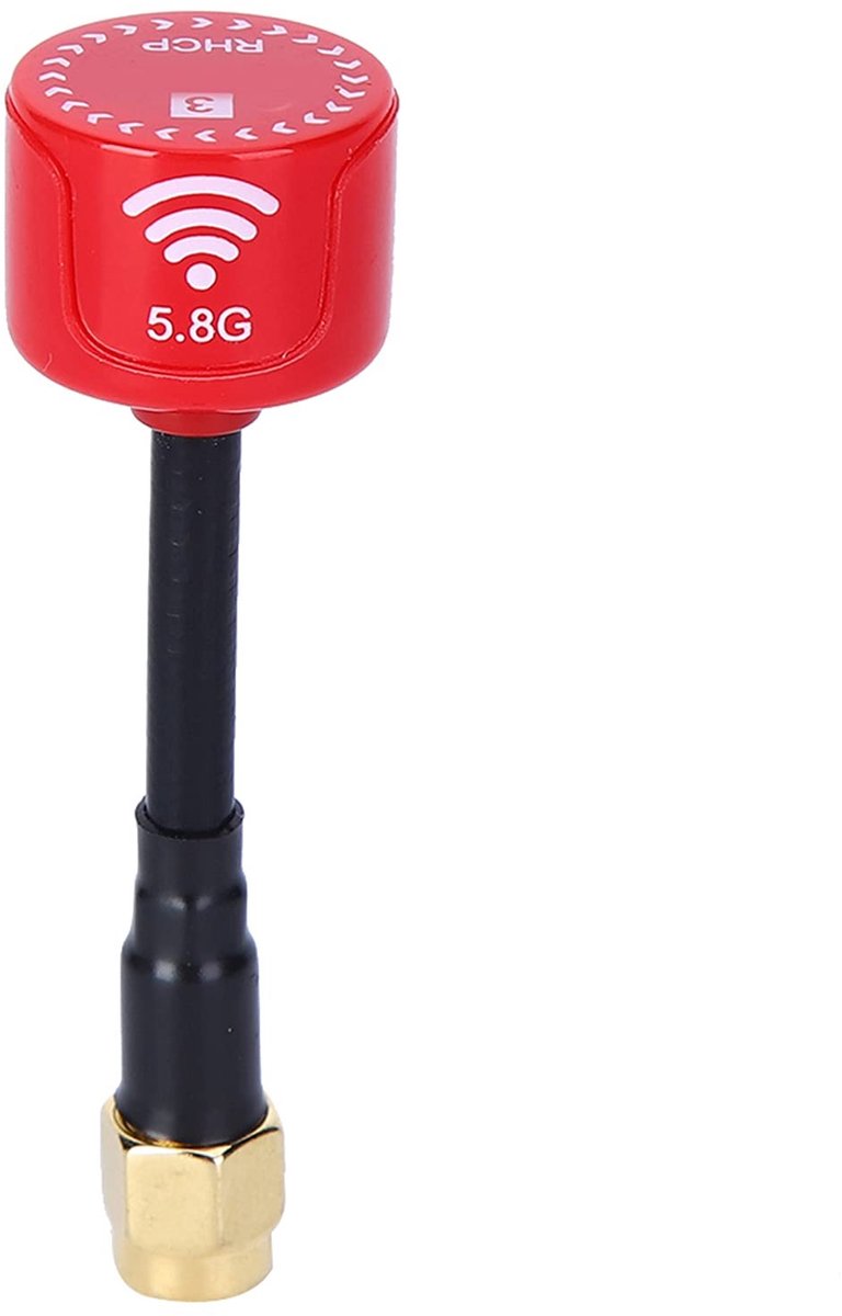 Dailygoody - 5.8 Ghz High Gain Antenne - Sterk Signaal - Flexibele Installatie - Rood - Racing Drone - RC Onderdelen