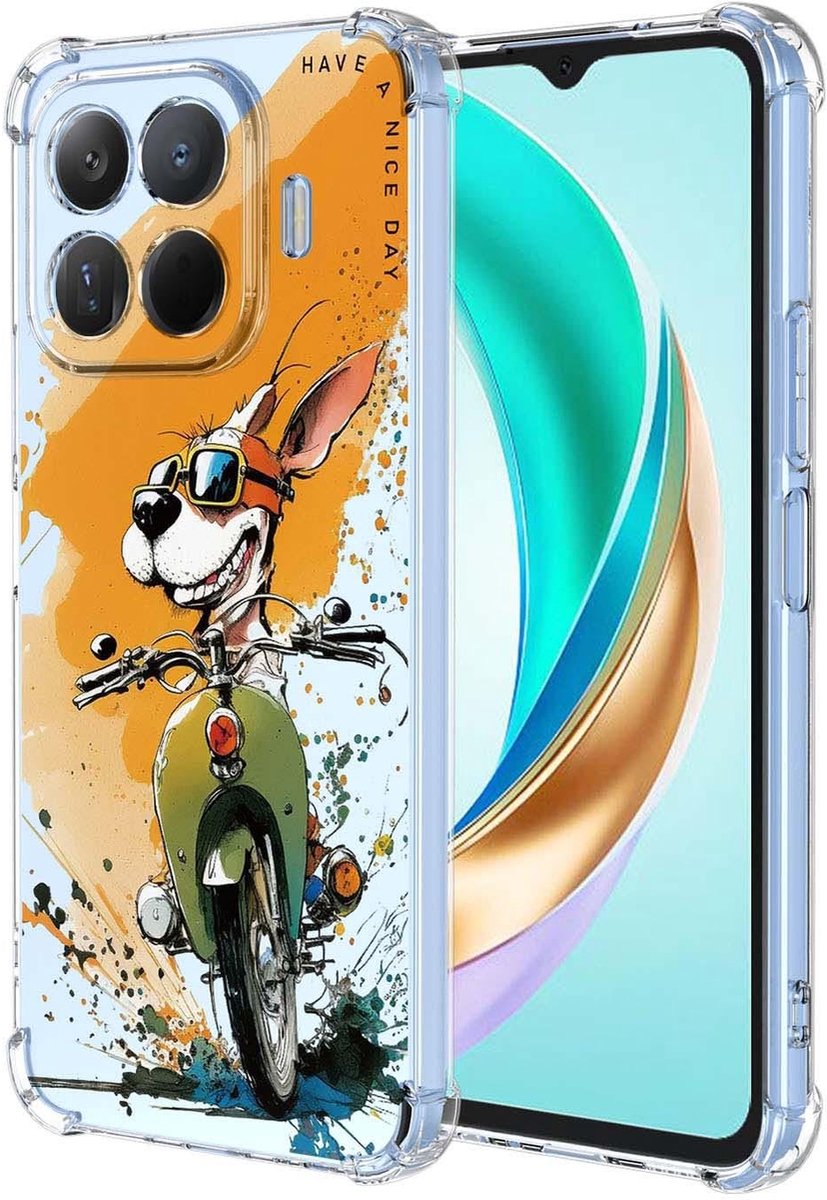 Dailygoods - Hoesje voor Xiaomi 15T Pro, Schokbestendige TPU Bumper met Eenvoudig Patroon