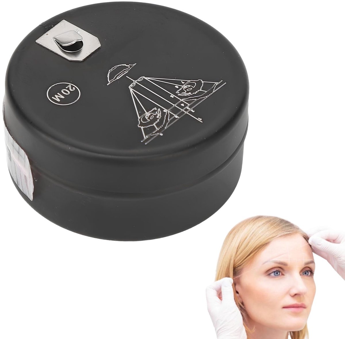 Dailygoods - Voorgeïnkt Wenkbrauwkarteringsdraad voor Microblading