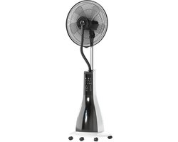 Staande Ventilator – Nevelventilator – Ventilator Met Water – 90W – 3 Liter Tank – 3 Standen – Oscillerend – Woonkamer – 120 cm – Afstandsbediening – Zwart