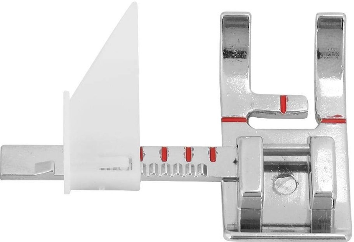 Dailygoods - Dailygoody - Gids Naaivoet - Verstelbare Naaimachine Accessoires - Zilverkleurig - Perfecte Stiksels - Geschikt voor de meeste naaimachines - Naaivoet