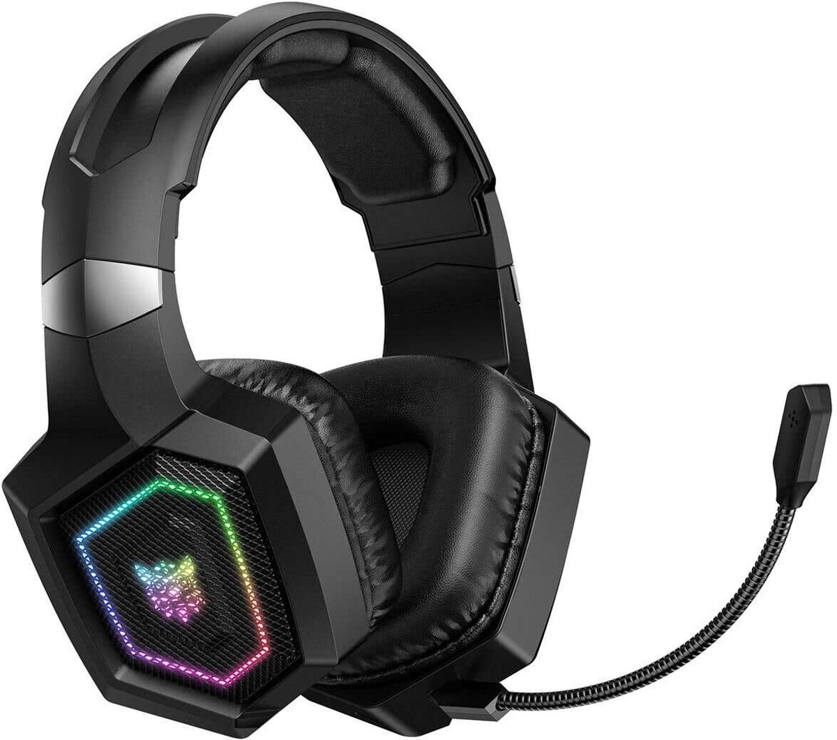 E-Lektron GT806 - RGB gamingheadset - Inline volumeregeling - Noise-cancelling microfoon