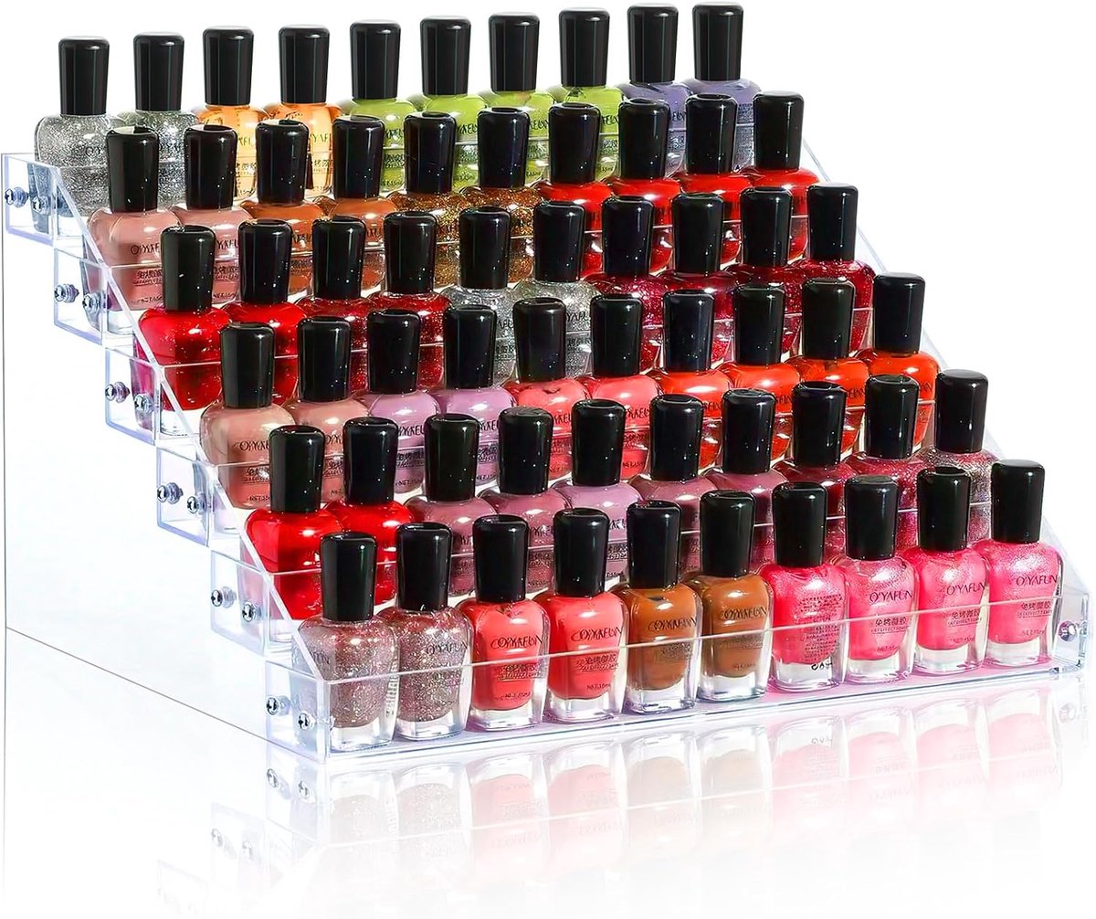 Nagellak organiser - Opbergdoos make-up - Transparant - Make up opberger