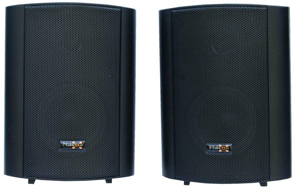 E-Lektron EWL5P passieve speakerset voor binnen en buiten - Zwart - 125W