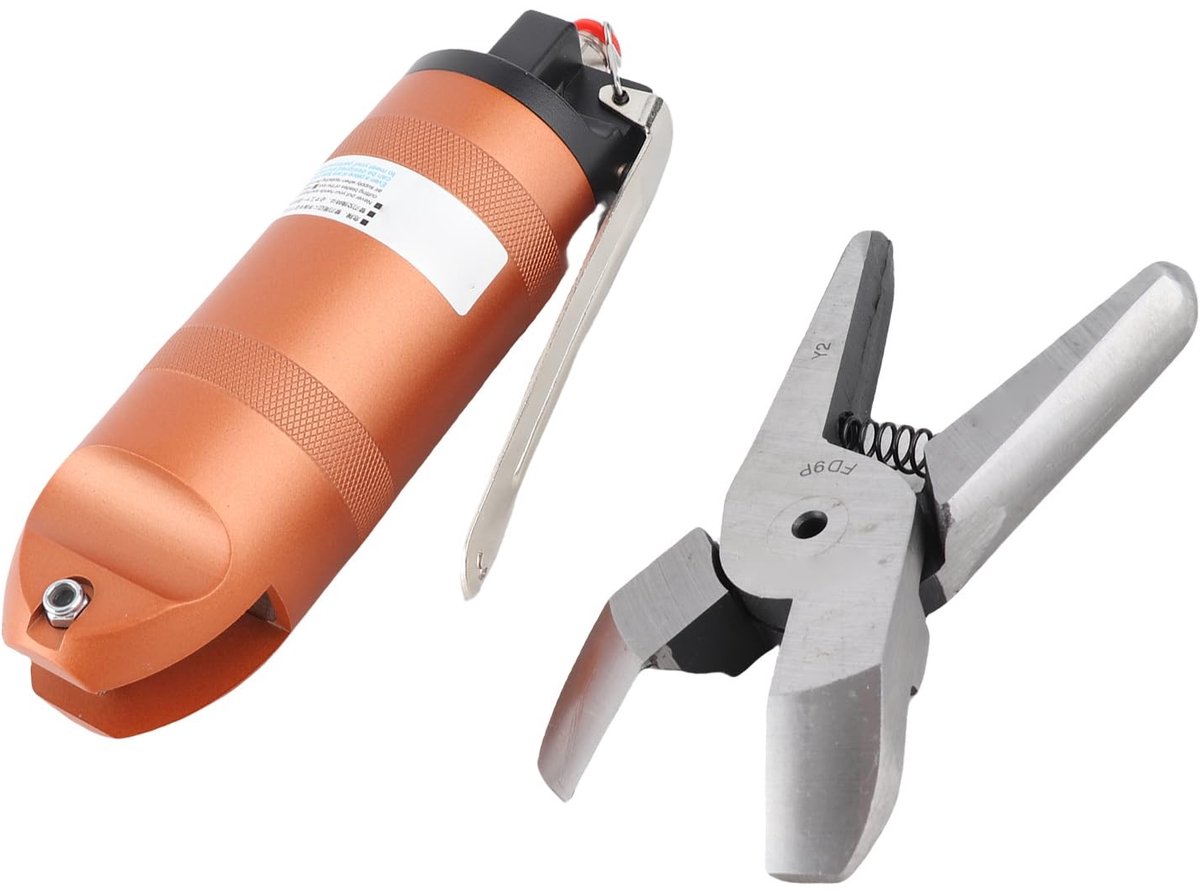 Dailygoods - Dailygoody - Luchtschaar - Pneumatische Tang - Scherpe Kop van Gelegeerd Staal - Aluminium Behuizing - Gereedschapsnijtang - Geschikt voor Elektricien