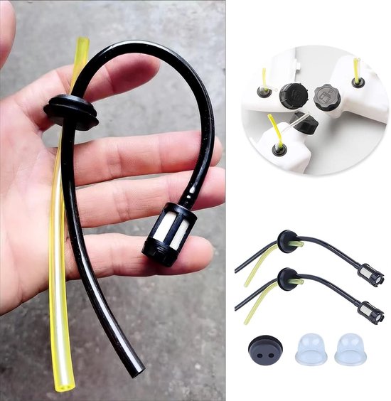 5-delige Brandstofleidingset - Grasmaaiers filters - Heggenscharen brandstofleidingen - Trimmers accessoires - Vervangende olieleiding - Inclusief brandstoffilters, brandstofcups - Compatibel met grasmaaiers, heggenscharen, bosmaaiers, kettingzagen — afbeelding 5